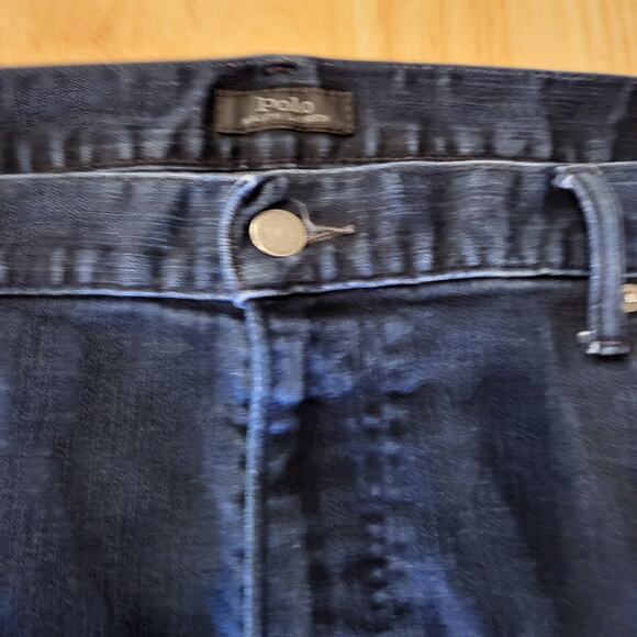 Polo Ralph Lauren The Varick Slim Straight 42X30 Medium Dark Wash Jeans - Picture 6 of 15